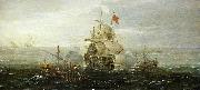 Aert Anthonisz A French Ship and Barbary Pirates